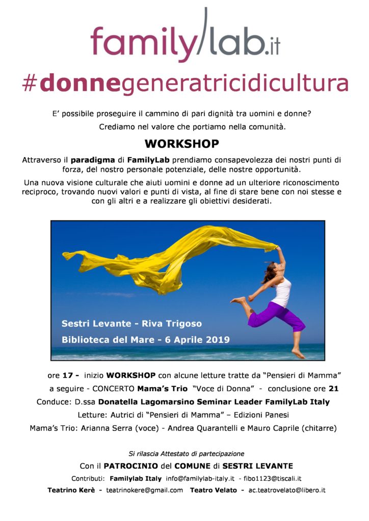 Donne generatrici di cultura – 6 aprile